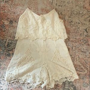 Dolce Vita Eyelet Lace Romper